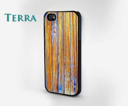 Color Wood Grain Print - Iphone 5 Cases Cool Iphone Cases- Cool Iphone Cases