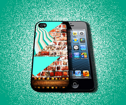 Brick & Mint Geometric Print - Iphone 5 Cases Cool Iphone Cases- Cool Iphone Cases - Geometric